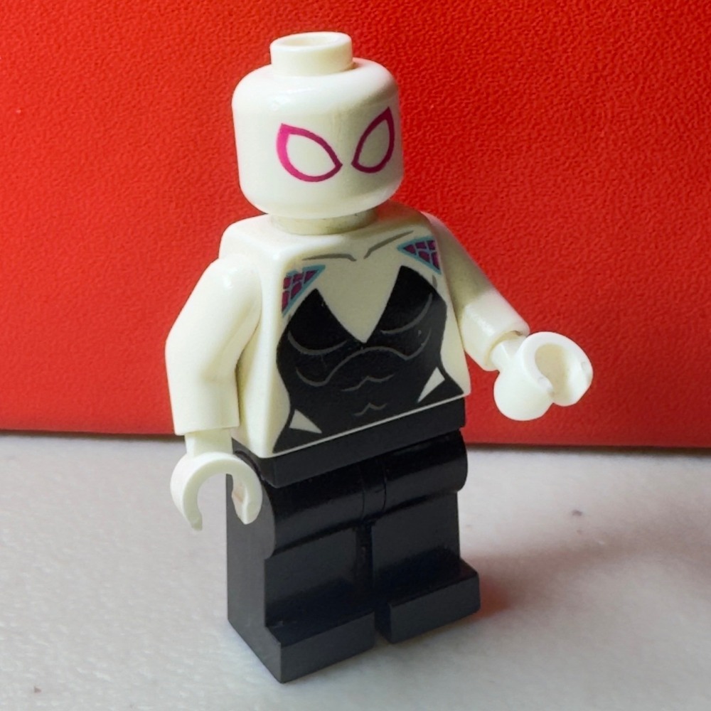 LEGO Marvel Super Heroes Ghost-Spider Minifigure sh543 Spider-Gwen White Black